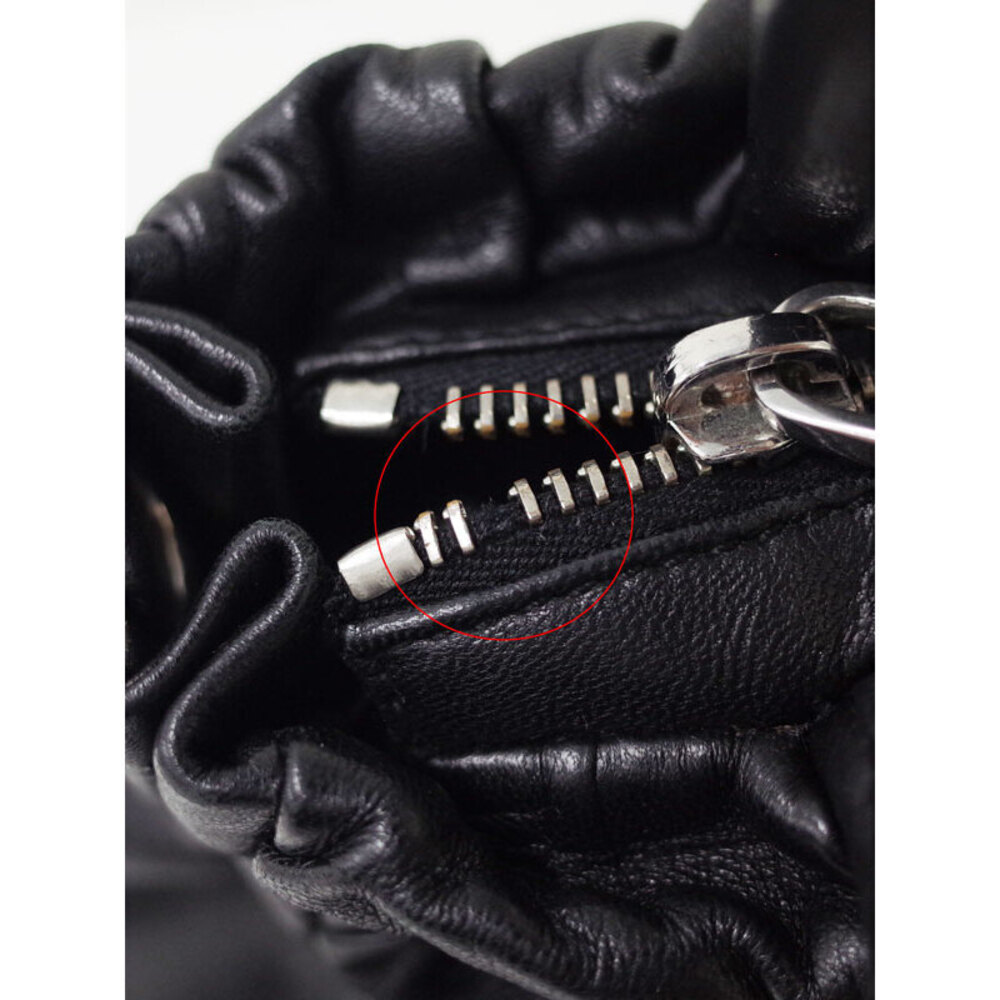 Prada Shoulder black handbag Ribbon 2way Bag - Picture 6 of 9